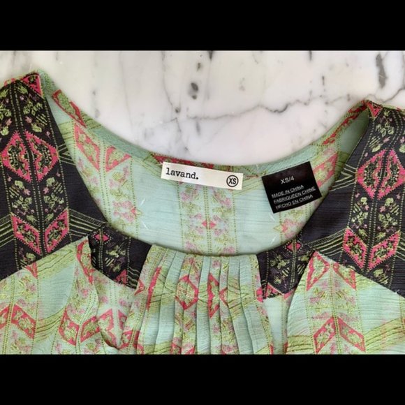 Anthropologie - Lavand Sleeveless Top XS - Picture 5 of 7